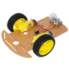 2 WD Smart Car Transparent Chassis For Robot Car/tracking car With battery box
