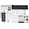 2WD Export Quality tank chassis smart Car crawler Robot Chassis Silver_1