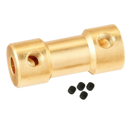 2mm brass rigid coupling with M3 set screws