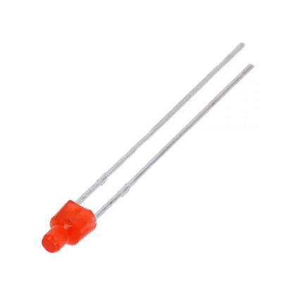 2mm Red LED Hair - Small Red LED for Hair Projects