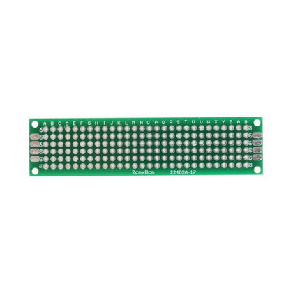 2x8cm Single Sided Universal PCB Prototype Board 2.54mm Pitch