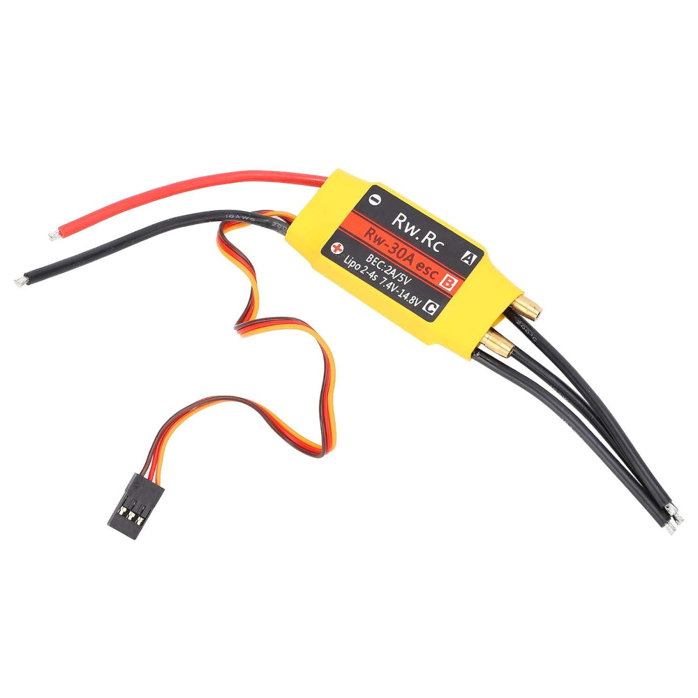 Rc Speed Controller 30A Brushless ESC Bidirectional Electronic Speed Controller for RC Car