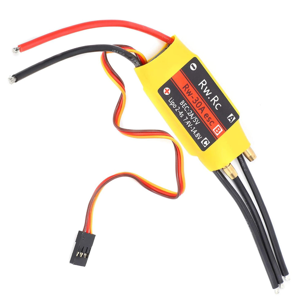 Brushless ESC 30A Für RC-Modelle – Mit XT60 Stecker & Kühlkörper
