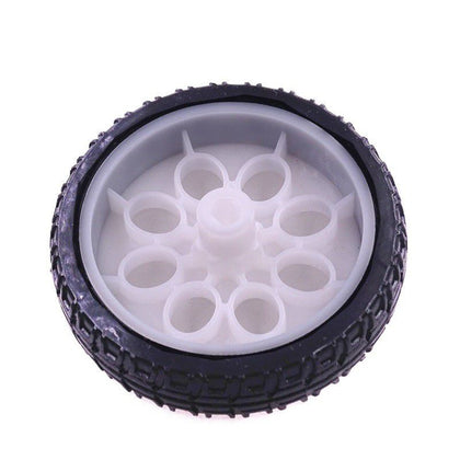 34mm Mini Car N20 Motor Rubber Small Wheel-2