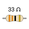 33Ohm 1/4 w-2