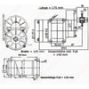 36V 600W 480RPM MY1020Z EBIKE Brush Motor_DRAWING