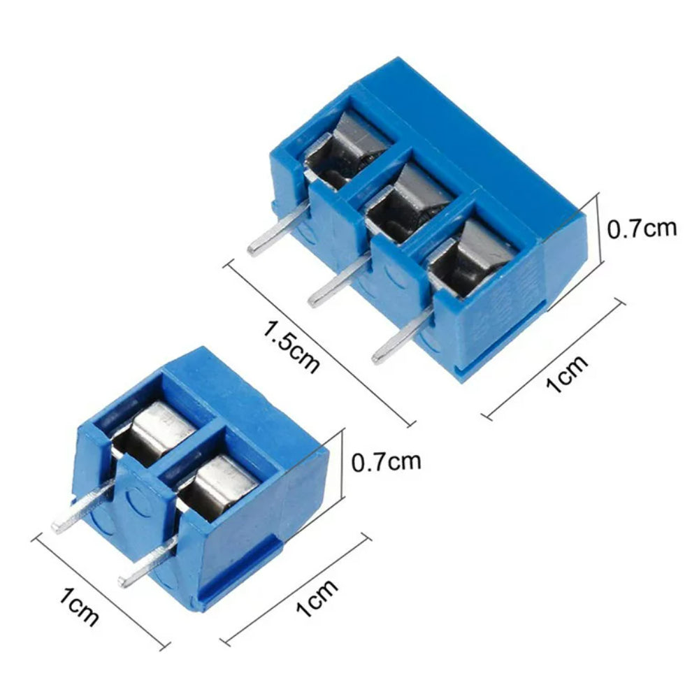 3 Pin Plug-in Screw Terminal Block Connector Pitch 5.08mm