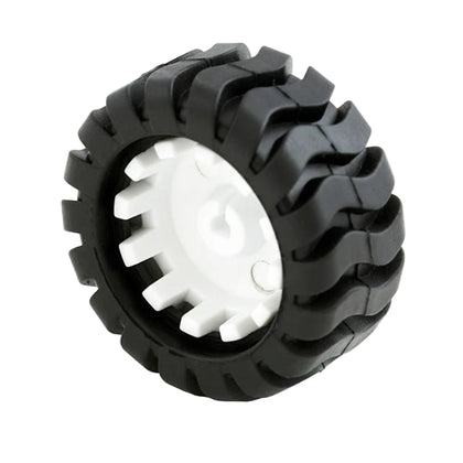 44mm MiniQ robot wheel front view for N20 DC gear motor