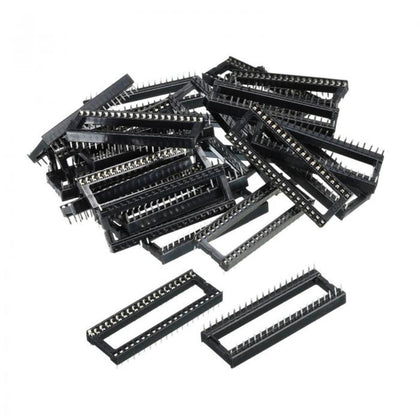 40 Pin DIP IC Base Pitch Width 15.24mm and pins spaced at 2.54mm 100Pcs_100