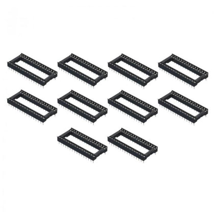 40 Pin DIP IC Base Pitch Width 15.24mm and pins spaced at 2.54mm 10 Pcs-1