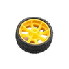 Yellow 41mm Dia 17mm Width TT BO Motor Wheel_3