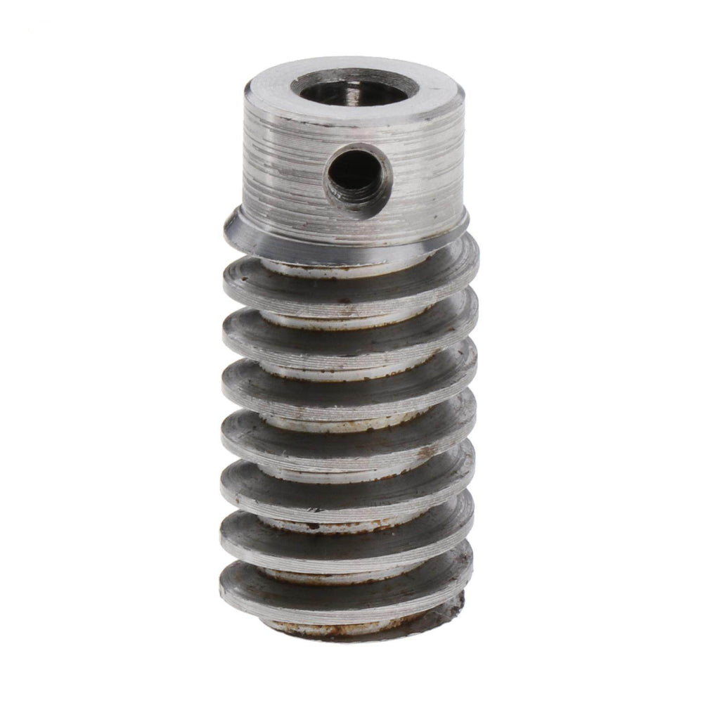 45 Steel BType 0.5 Modulus Worm Rod Dia 10mm Bore Hole 4mm_2