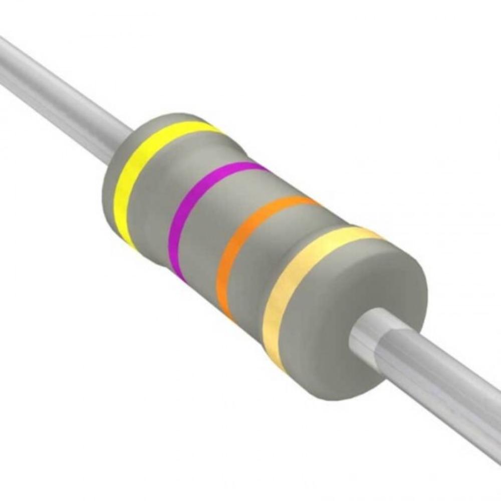 Résistances Carbone 47K Ohms 1/4W - Lot De 50, Tolérance 5%, Pour Projets électroniques