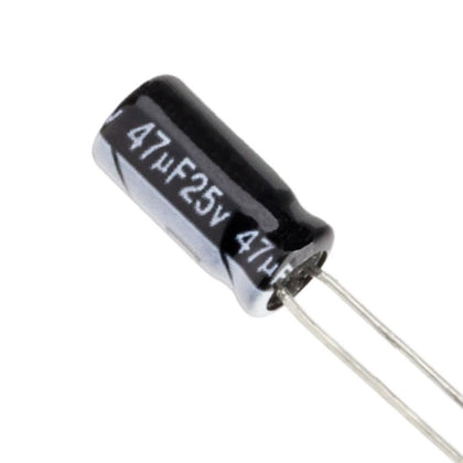 47uF/25V Electrolytic Capacitor