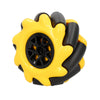 48mm mecanum robot wheel right side black