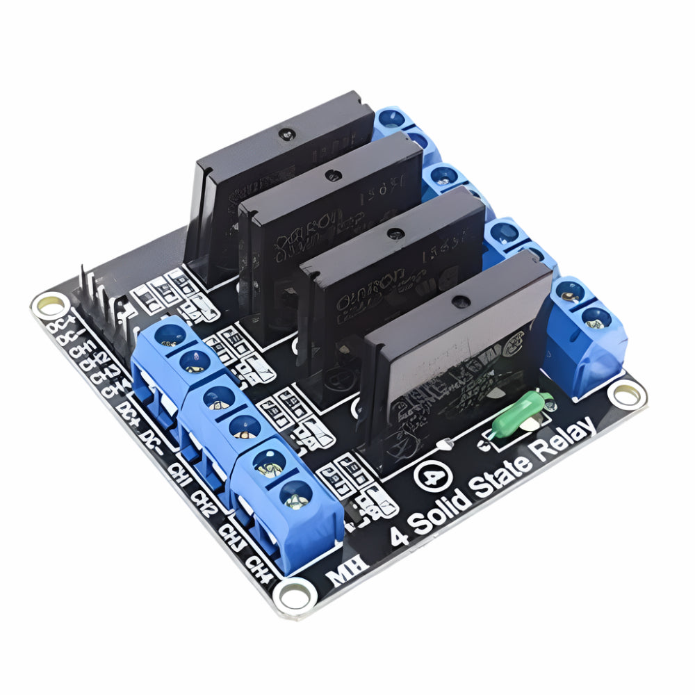 4CH 24V Solid State Relay Module SSR DC Control 250V 2A