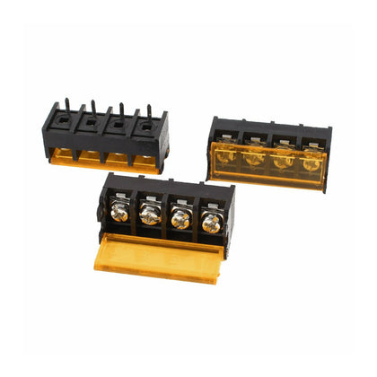 HB9500 Power Terminal Block Pitch 9.5mm 300V 25A 4Pin Black With Cover_1
