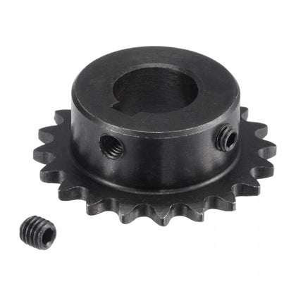 4-Point Sprocket 08B 20 Teeth 15mm Hole Industrial Gear 45 Steel With 4mm Key_1