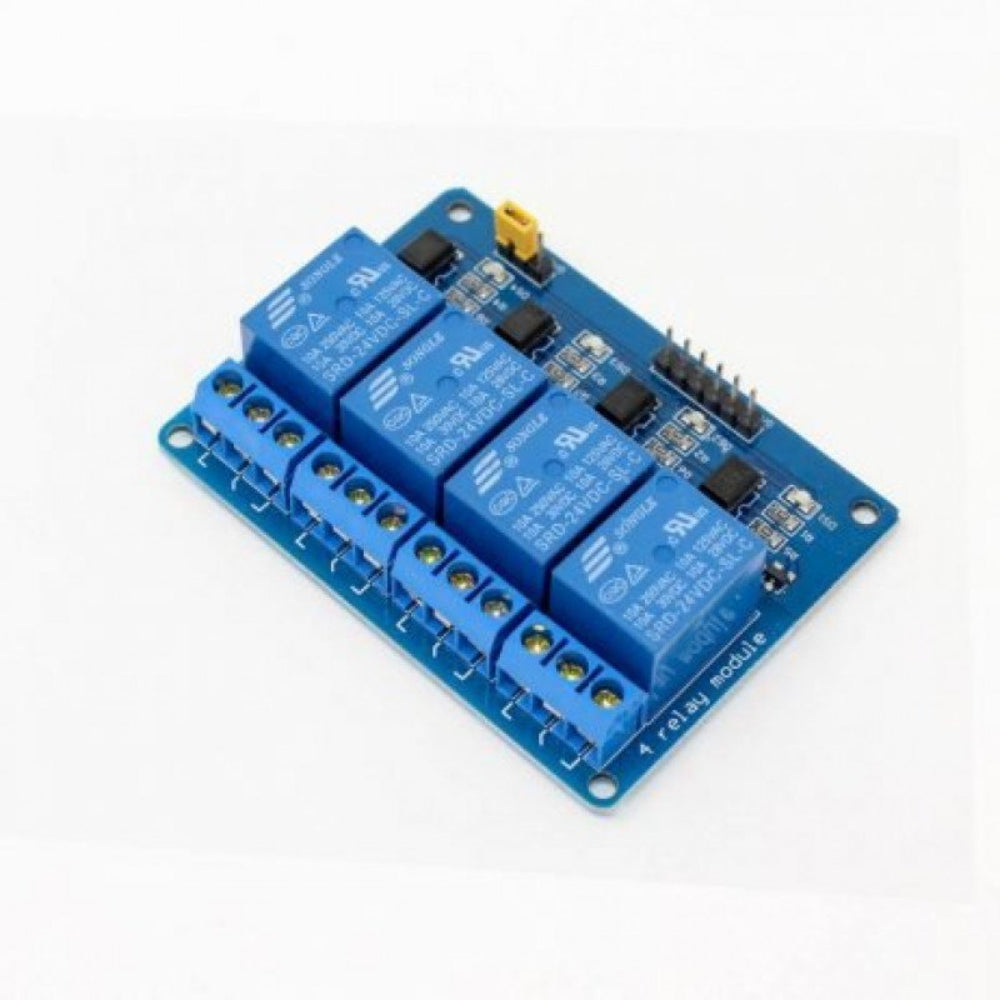 Four Channel 5V Relay Module With Optocoupler | Buy Now