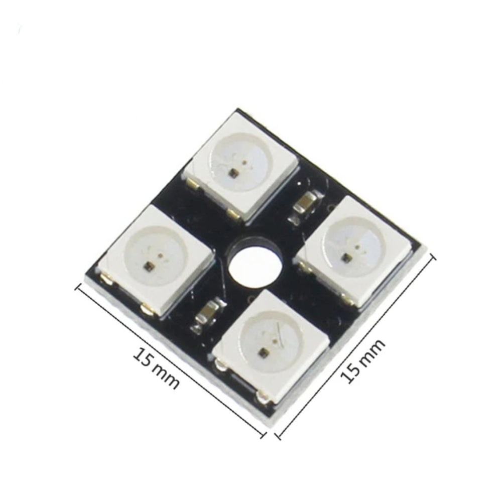 WS2812B 4-bit RGB Full-Color Driver 4 Bits Color Lamp Module Board