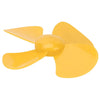 Lightweight plastic 60mm propeller for mini DC motor models