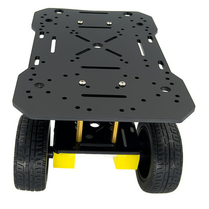 4WD Mini Robot Chassis with Wheels and Motors