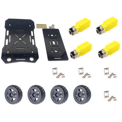 Acrylic Dual Layer Smart Car Base for Robotics