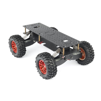 4WD rc robot chassis with off-road suspension
