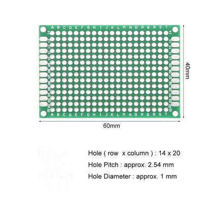 4x6cm Single Sided Universal PCB Prototype Board 2.54mm Pitch_1