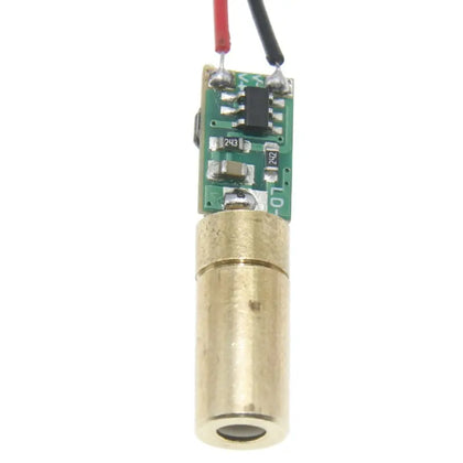 510nM 30mW 6MM 3.3V DC Green Laser Dot Industrial grade module wire 20mm