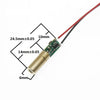 520nM 30mW 6MM 3.3V DC Green Laser Dot Industrial grade module wire 75mm_2