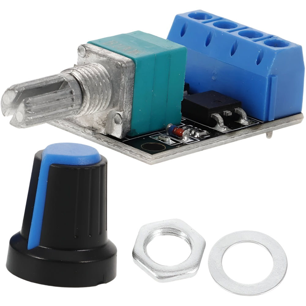 10A 5V-16V DC Motor PWM Speed Regulator - KitsGuru