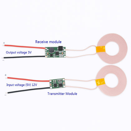 5V 300mA Wireless Power Supply Transmitter Receiver Charging Coil Module