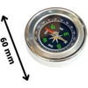 60mm Diameter Magnetic Direction Compass Small Size Stainless Steel Directional for Outdoor Travelling and Camping, School Lab Activities etc_1