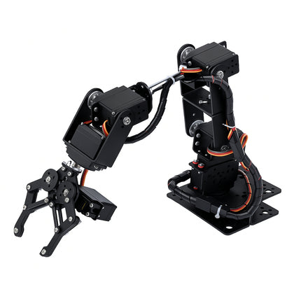 6DOF Metal Robot Arm with Mechanical Clamp Claw Without Servo