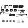 Components of 6DOF metal mechanical robotic arm kit