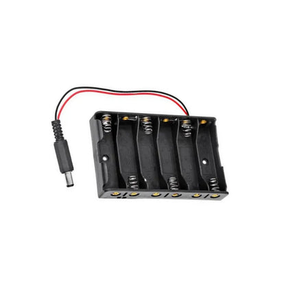6 x AA Cell Battery Holder to 2.1mm DC Plug