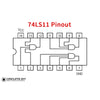 S74LS11N Triple 3-Input AND Gate IC DIP14 Package_1