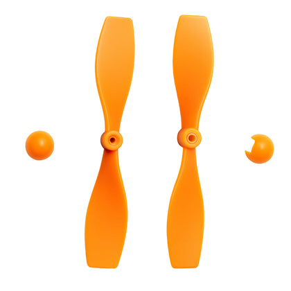 75mm propeller pair for 2mm coreless motor CW and CCW