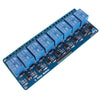 8 Channel Isolated 5V 10A Relay Module with opto coupler