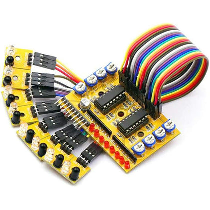 8-channel Infrared obstacle module TCRT5000