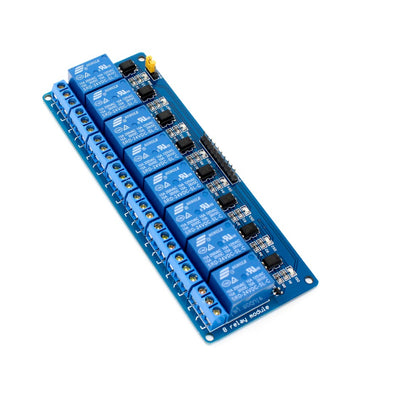 8 Channel Isolated 24V 10A Relay Module with optocoupler_1