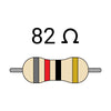 82 OHM 1/4 W-1