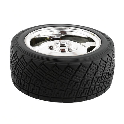 83mm Large and 35mm Width Friction Sponge Robot rubber wheel (Silver)_1