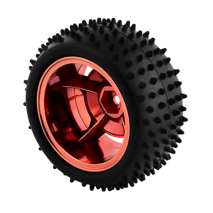 85mm Large and 38mm Width Friction Sponge Robot rubber wheel (Red)_1