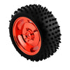 85mm Large and 38mm Width Friction Sponge Robot rubber wheel (Red)