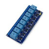 8 Channel Isolated 24V 10A Relay Module with optocoupler
