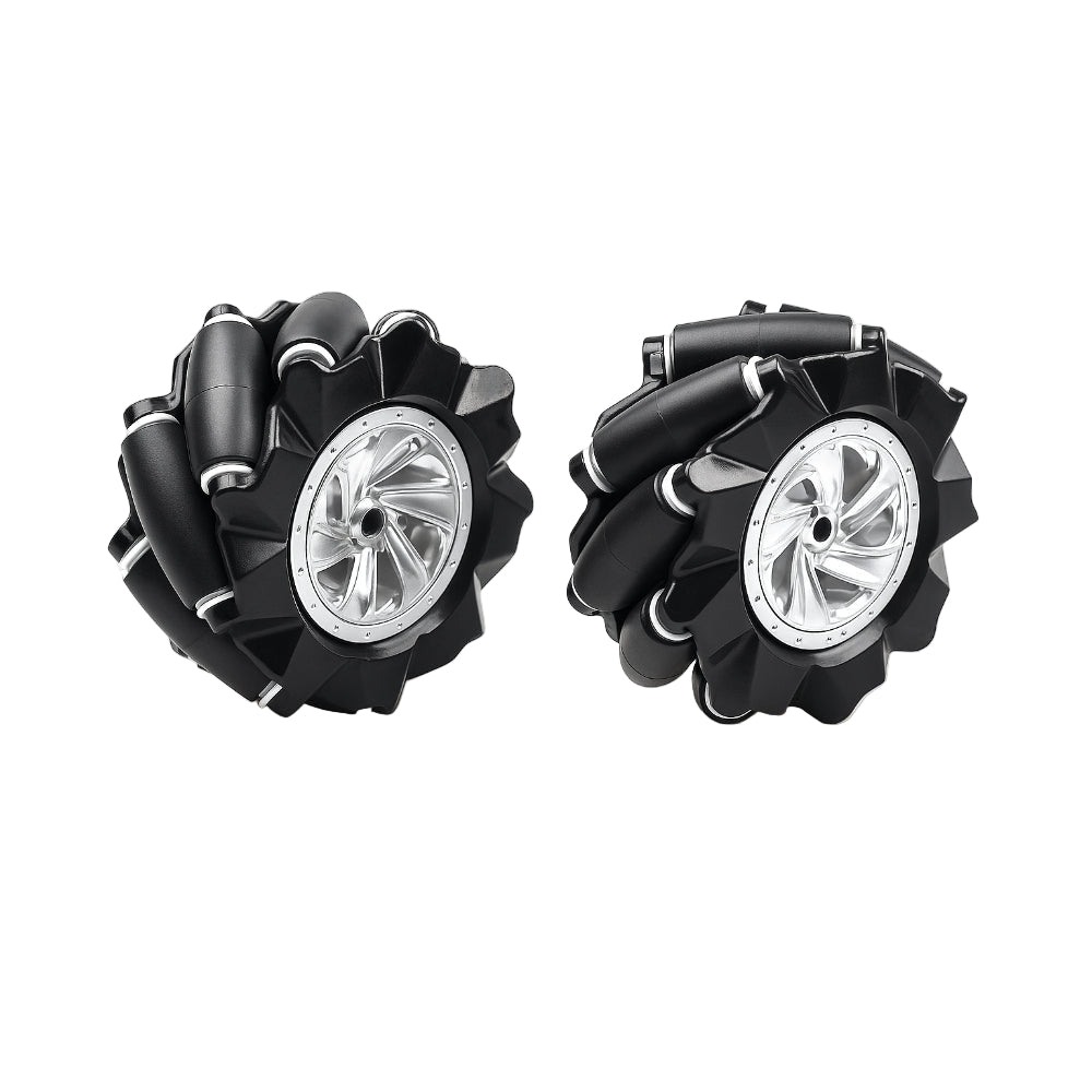 97mm Mecanum Wheels Arduino Pair – Omnidirectional Wheel Set