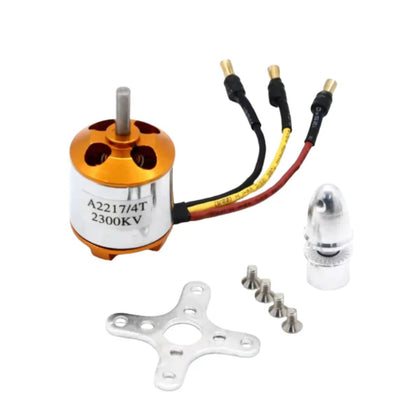 A2217 2300KV RC Brushless Outrunner Motor welded Banana Connector
