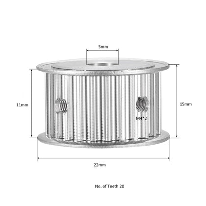 AF 3M XL20 Synchronous Wheel Pulley Teeth 20 Hole 5mm_1